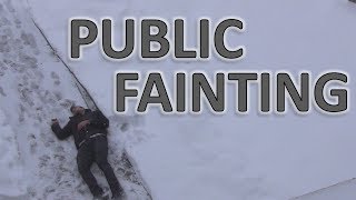 Fainting In Public Prank [upl. by Airpal]