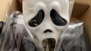 unboxing Ghost Face Scream plus size Costume amp Mask [upl. by Itida]