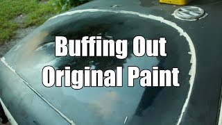 Buffing Out Oxidized Orginal Paint on the Bug [upl. by Pulcheria]