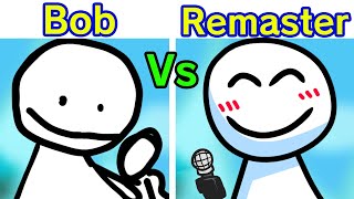 Friday Night Funkin Bob Vs Bob Remastered FNF MODHard Original Vs Remaster [upl. by Akerdal695]