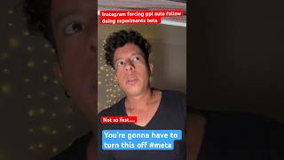 Instagram forcing people to follow Reels bug meta ForYouPage fyp Viral Facebook yt vlog [upl. by Nallad]