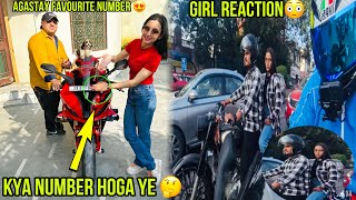 Number reveal of BMW’s s1000rr turbo💕🎂amp cute public reaction in Indira market Ddun prorider1000 [upl. by Hakceber]