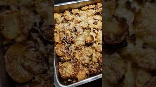 🥔 KNUSPRIGER GRATIN AUS DEM OFEN 🍲 gratin potatoes oven cheese soulfood [upl. by Rakel]