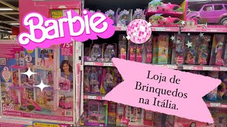 Brinquedos da Barbie na loja de brinquedos Toy Center na Itália Bonecas Barbie e muito mais [upl. by Draper701]