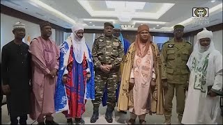 Niger Former Nigerian emir of Kano meets the putschists [upl. by Erik]