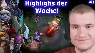 Highlights der Woche 1🤩 ezreal tristana ziggs aphelios jhin kaisa caitlyn [upl. by Isied]