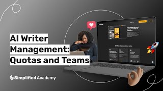 AI Writer Account Management  Quotas and Teams [upl. by Amrac738]