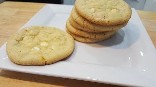 White chocolate chip cookies  Tinas EZ recipes  Episode 20 [upl. by Ellehcor]