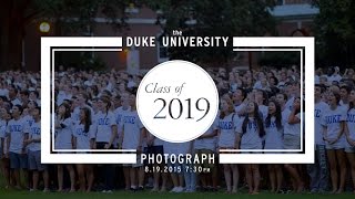 Duke University Class of 2019 Photo Livestream [upl. by Alvina]