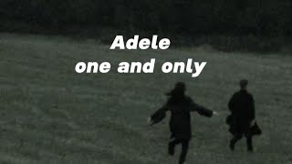 Adele One and only sub español [upl. by Wilden196]