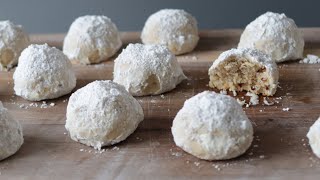 How to Make Snowball Cookies  Easy Snowball Cookie Recipe [upl. by Dogs]