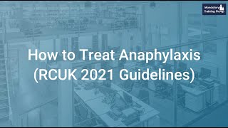 How to Treat Anaphylaxis RCUK 2021 Guidelines  First Aid Training Courses [upl. by Einnij]