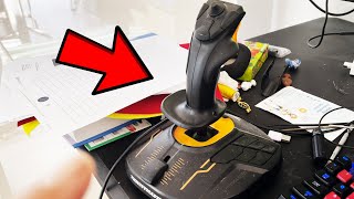 Thrustmaster Joystick T16000M FCS Compatible with PC Review [upl. by Chil202]