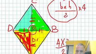 Area del rombo [upl. by Amaral]