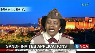 SANDF invites applications [upl. by Weir847]