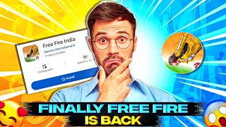 Finally Free Fire India Release Date Is Here 🇮🇳 [upl. by Nymsaj]