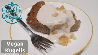 How to make vegan KUGELIS Lithuanian potato pie [upl. by Suiravad]