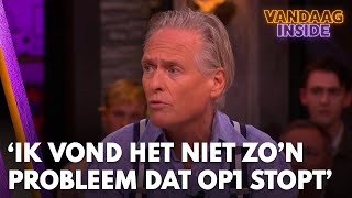 Jort Kelder ‘Ik vond het niet zo’n probleem dat Op1 stopt’  VANDAAG INSIDE [upl. by Terti]