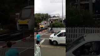 Stansted Express 745106 departs Cheshunt for Stansted Airport [upl. by Neelav]