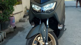 Honda click matte gold mags vs Nmax 2021 stock gold mags [upl. by Yecies437]