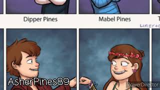 ❤️Pinecest❤️ dipper amp mabel  kiss me [upl. by Rebmak]