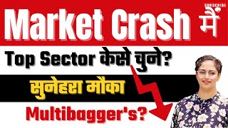 Stock Market Crash🔥 Crash में Sectors कैसे Target करें  Market Crash💥PortfolioDiversify Knowledge [upl. by Leribag119]