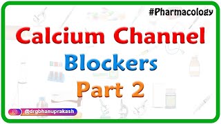 Calcium Channel Blockers Part 2  CVS pharmacology  Dr Rajesh Gubba [upl. by Rolyt150]