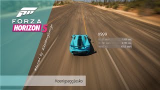 Forza Horizon 5  Koenigsegg Jesko my tuning [upl. by Aleekahs254]