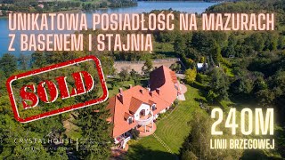 Luksusowy dom na sprzedaż na Mazurach z własną linią brzegową Luxury house for sale Masuria [upl. by Pegeen]