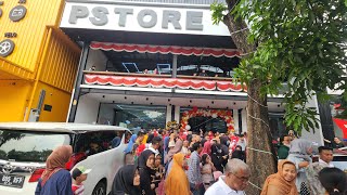 LESLAR BATAL DATANG  INI DIA KONDISI RAMAINYA GRAND OPENING PSTORE PUSAT LENTENG AGUNG JAKARTA [upl. by Trah]