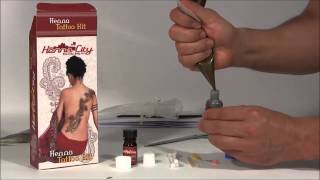 Mehndi Henna Tattoo Kit tutorial [upl. by Fayola]