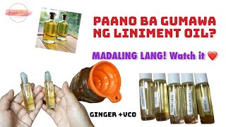 DIY LINIMENT OIL  GINGER LINIMENT AT HOME [upl. by Joceline]