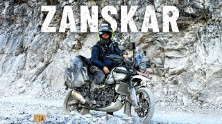 Royal Enfield Himalayan 452 or a Frozen River to GET OUT of Zanskar Valley 🇮🇳 [upl. by Madriene]