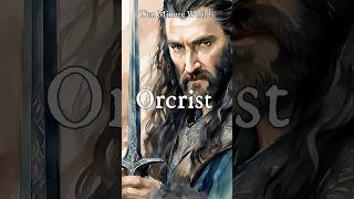 Tales of Tolkien The Origins of Thorins Blade Orcrist lordoftheringslore lotr tolkien [upl. by Rombert]