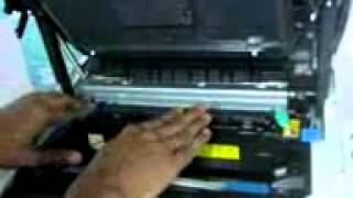 konica 1690 Toner amp Fuser Remove mpeg4 [upl. by Sion]