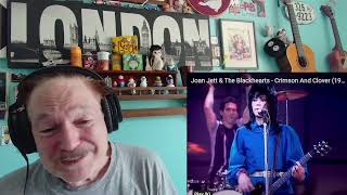 Joan Jett amp The Blackhearts  Crimson And Clover 1982 A Laymans Reaction [upl. by Nylesaj210]