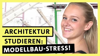 Architektur studieren Stress mit dem Modellbau  alpha Uni [upl. by Lyrrad]