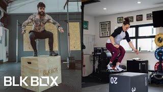 The difference between soft and hard Plyo Jump Boxes  BLK BOX [upl. by Atilal]