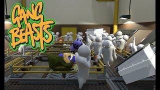 GANG BEASTS  So Many Crazy People WAVES [upl. by Quint]