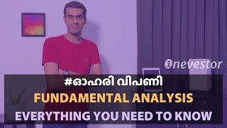 Fundamental Analysis Basics Explained In Malayalam  How To Value A StockCompany  EP 180 [upl. by Alleacim]