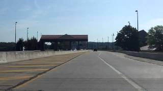 New Hope  Lambertville Toll Bridge eastbound [upl. by Rather624]