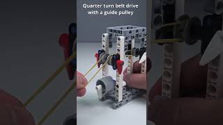 Quarter turn belt drive with a guide pulley [upl. by Mali]