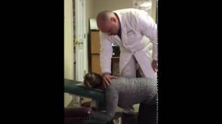 Upper Cervical Chiropractic Adjustment  Patient Laughs Afterwards [upl. by Ayimat]