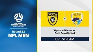 NPL Men Round 22  Wynnum Wolves vs Gold Coast United [upl. by Adian]