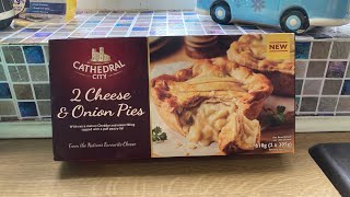 CATHEDRAL CITY cheese amp Onion Pie  New  Iceland  Food review [upl. by Teleya]