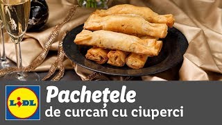 Pachetele de curcan cu ciuperci • reteta Bucataria Lidl [upl. by Nevil959]