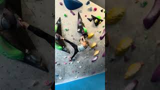 Long and crimpy v7 💥🧗 v7 climbing bouldering fyp [upl. by Arber]