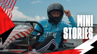 KARTING STORIES 🏎️ Its lights out and away the Feyenoord players go 🏁 [upl. by Granese]