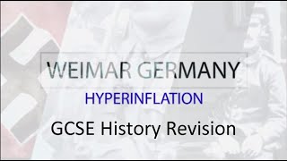 GCSE History Hyperinflation [upl. by Elgna731]