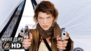 RESIDENT EVIL EXTINCTION CLIP COMPILATION 2007 SciFi Milla Jovovich [upl. by Klusek]